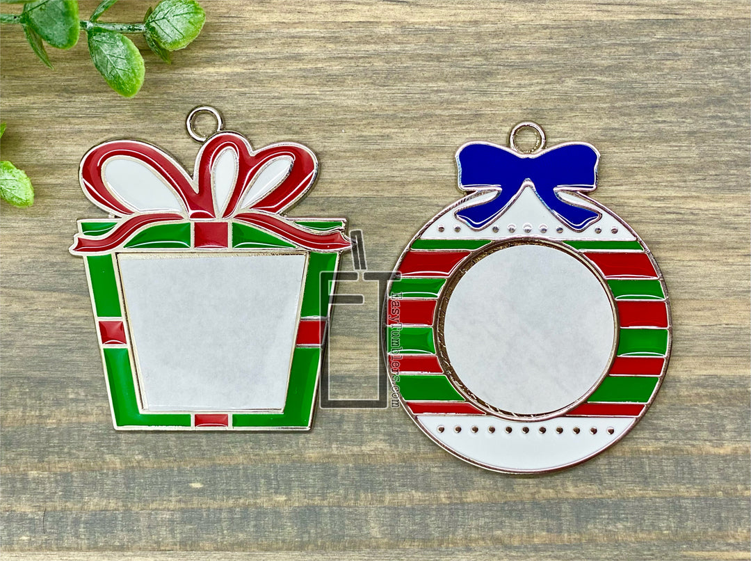 Sublimation Stainless Ornaments (Pack of 2)