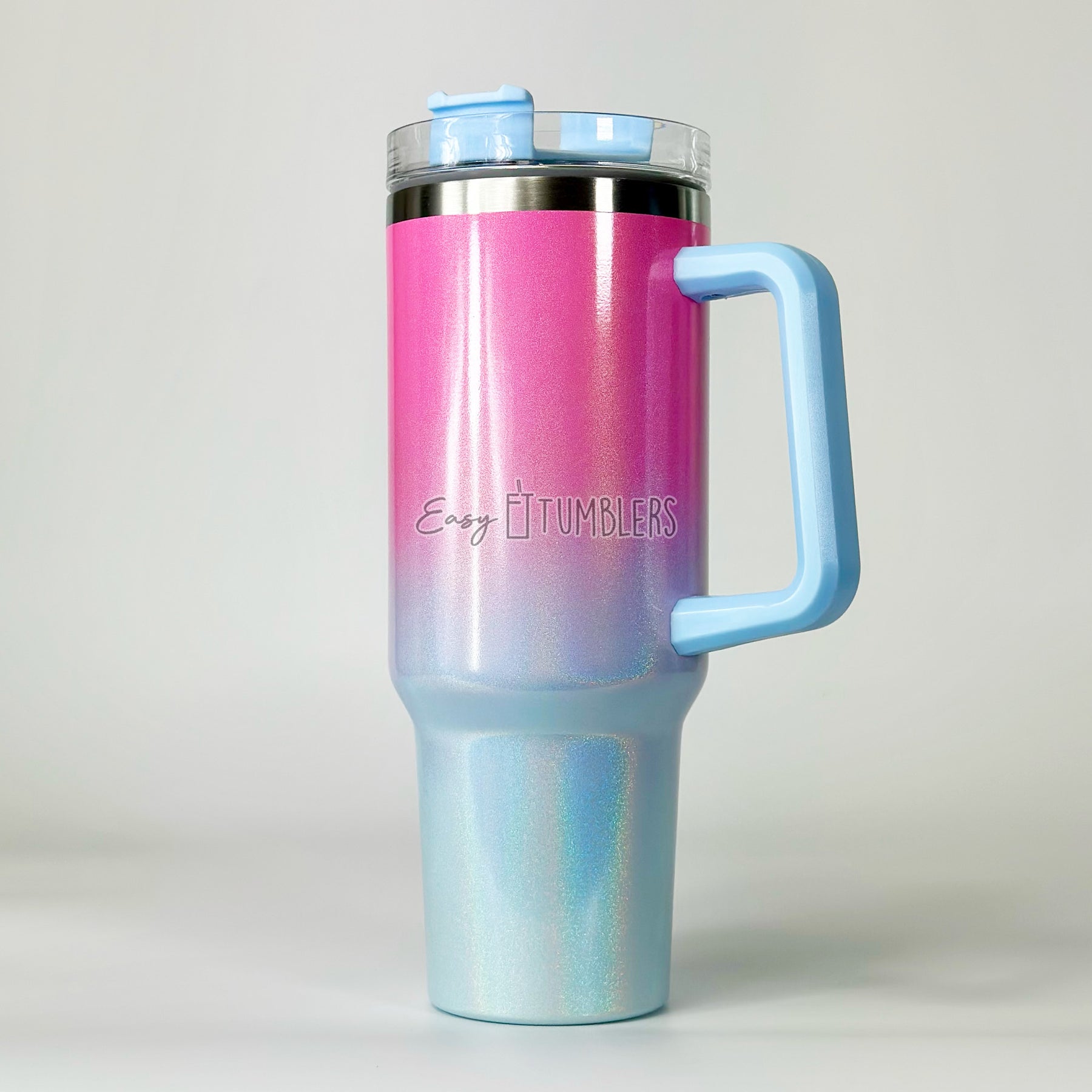 Ready to Ship- 40 oz Shimmer Sublimation Tumbler W/ Handle – The