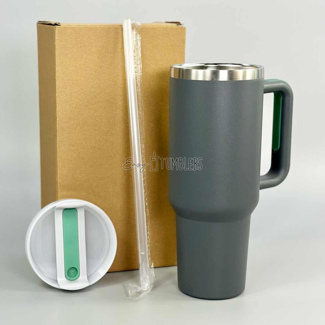 5-Pack 40OZ Sublimation Blank Tumbler With Handle! FREE SHIPPING!
