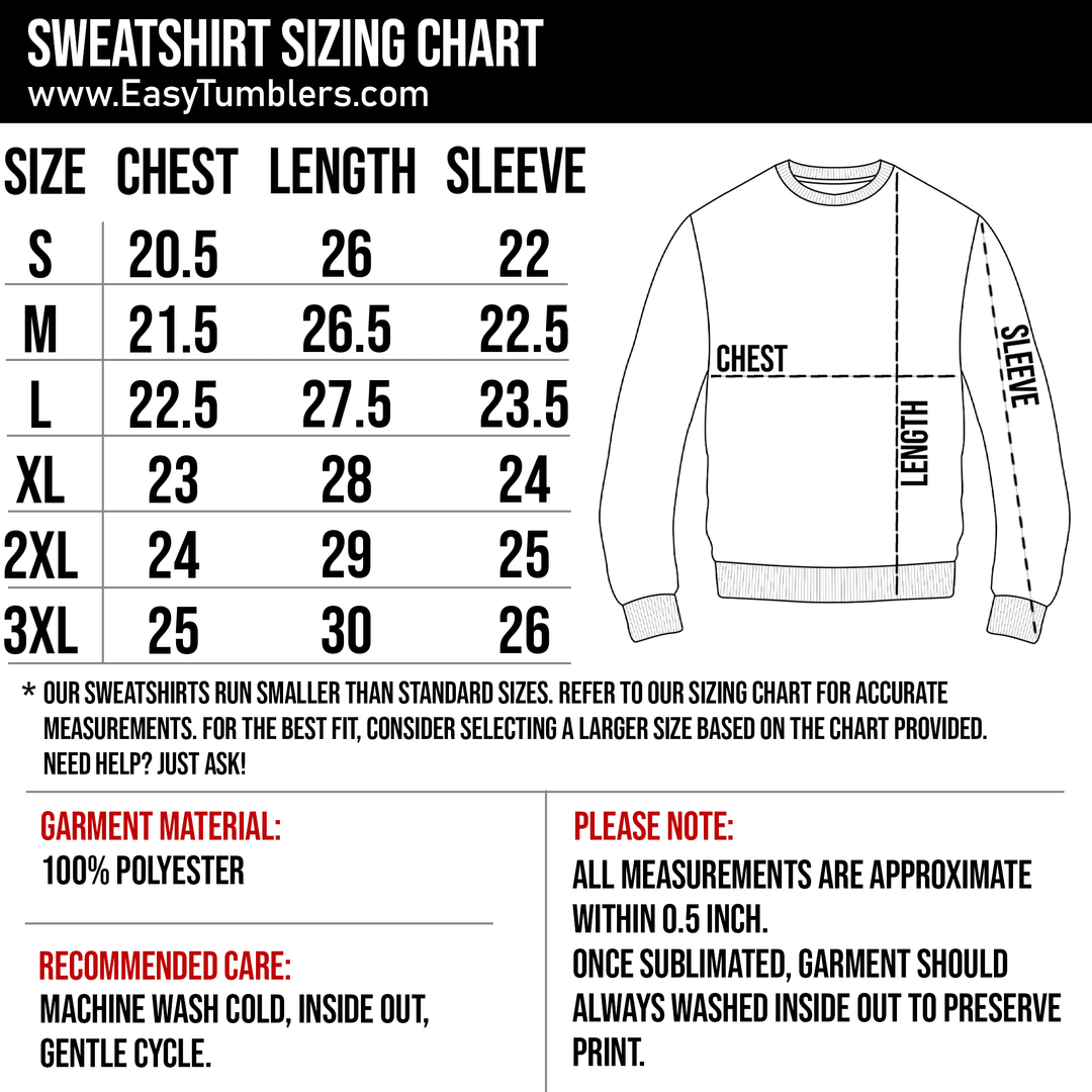 Sublimation Crewneck Sweatshirts