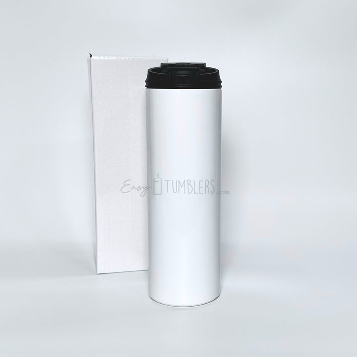 2in1 Lid 20oz Gloss White Sublimation Blank Tumbler