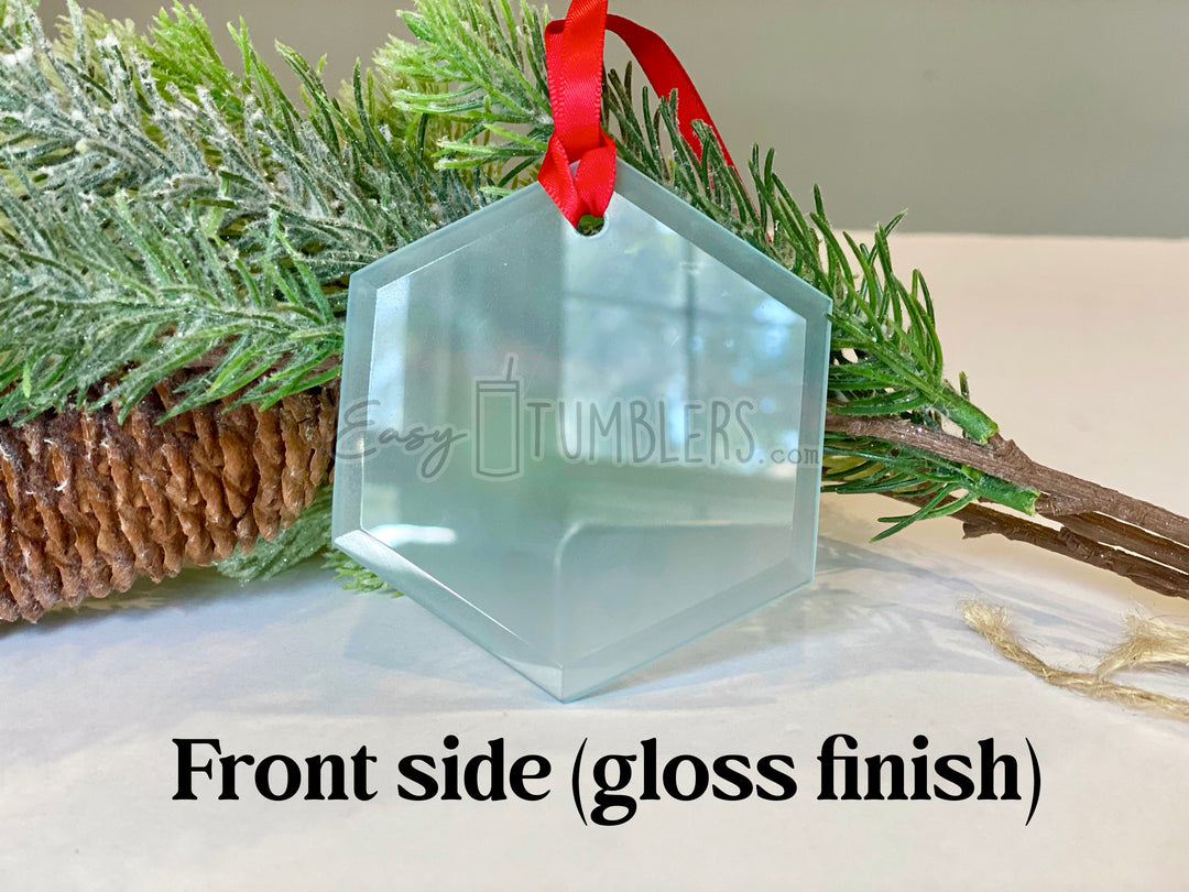 Sublimation Glass Ornaments