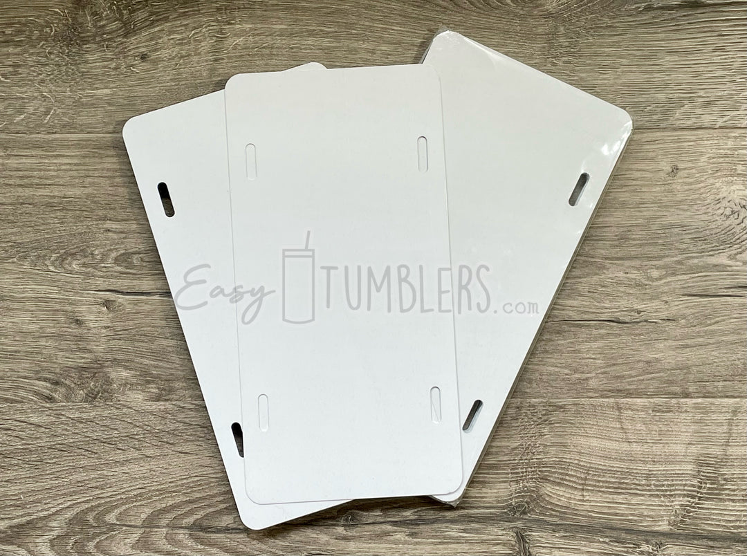 Sublimation license plate blanks – Tailored Vinyl