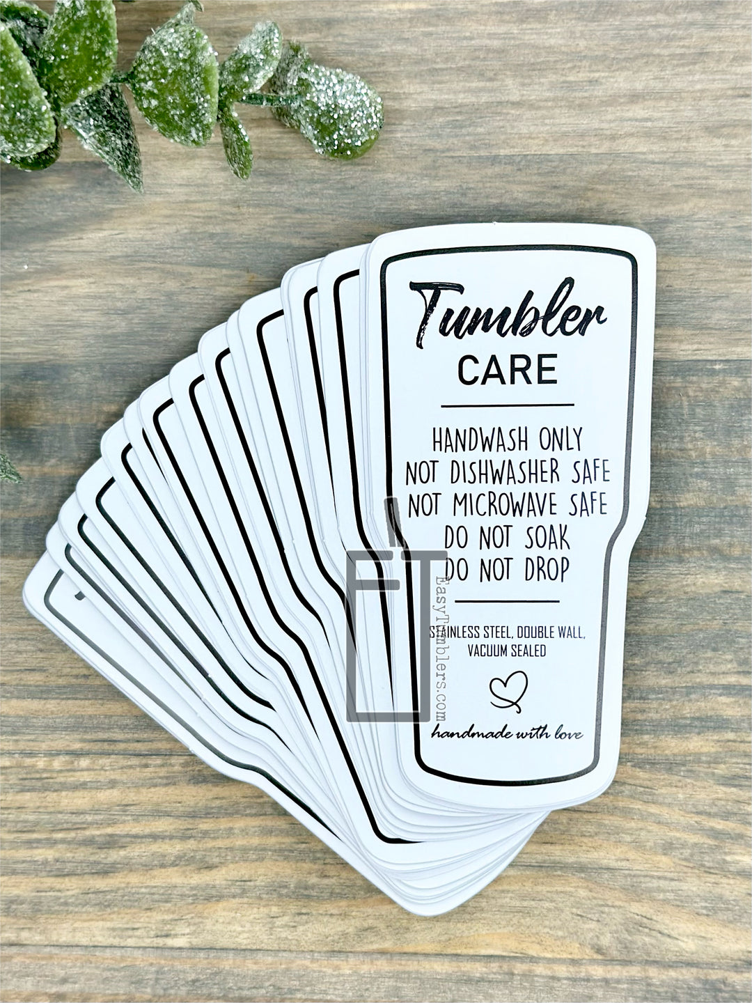 DCF0007 - Tumbler Care Cards - HoopMama