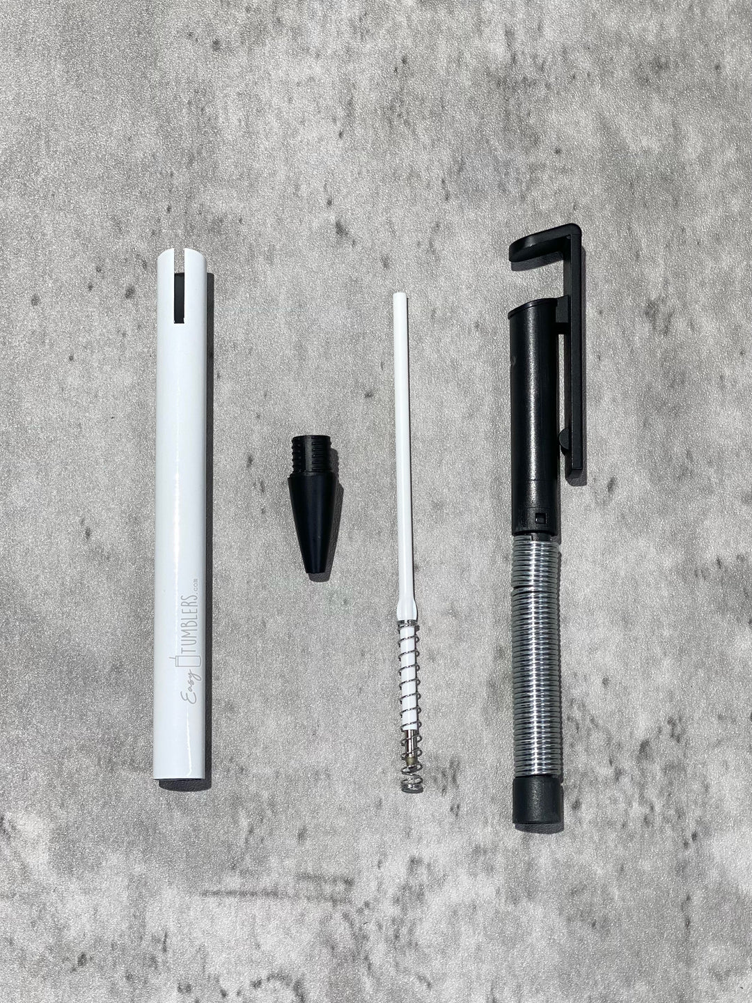 Sublimation Ballpoint stylus pens blank retractable twist black